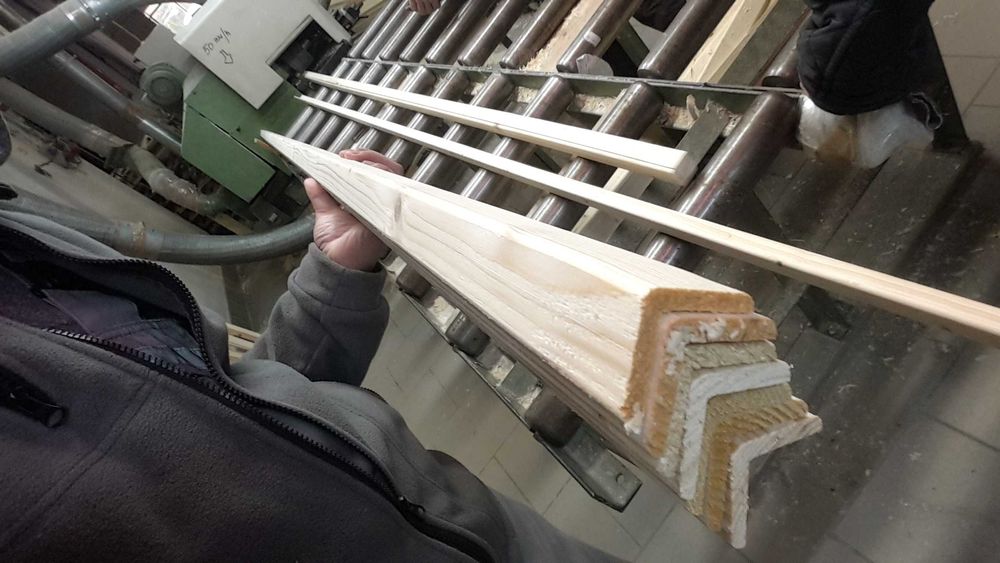 Kątownik 30x30 mm drewniany narożnik listwa kątowa opaska