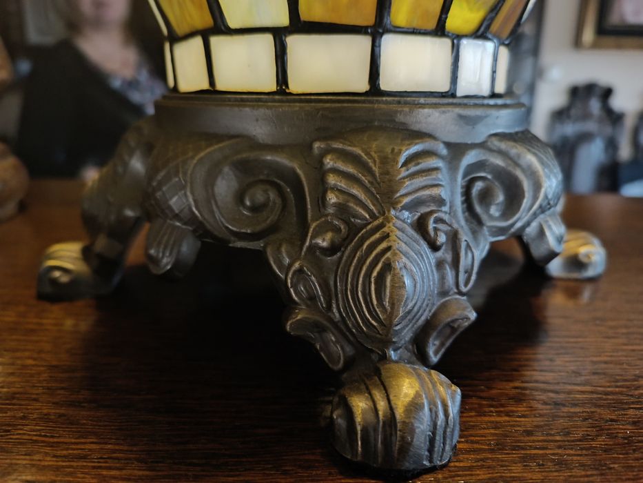 Lampa Tiffany witrażowa, ważka