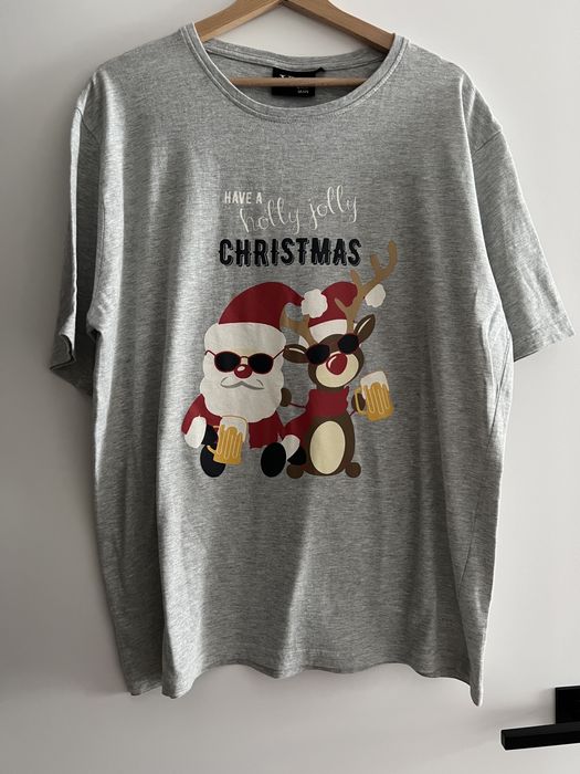 Świąteczna koszulka Tshirt z nadrukiem, ZL, VRS