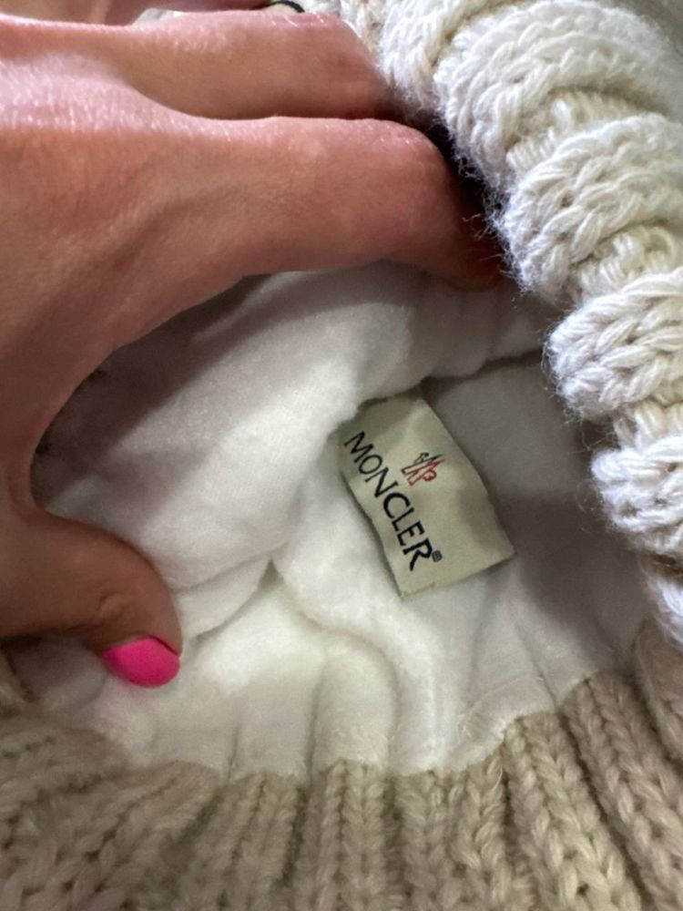 Комплект шапка шарф moncler