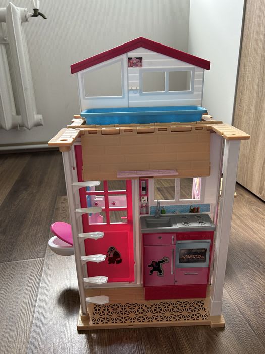 Дім для Барбі, ванна, кухня, спальня