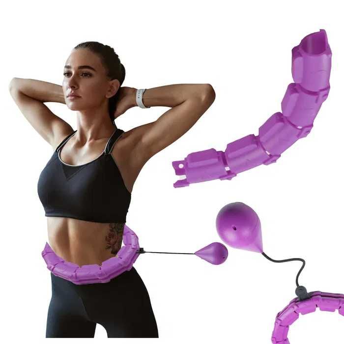 Zestaw 2szt hula hop z obciążeniem odchudzające Smart Premium C