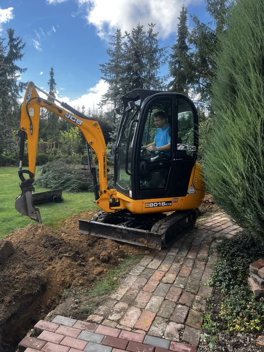 Usługi minikoparką wywrotką 3,5 t. Prace ziemne Szubin/Bydgoszcz