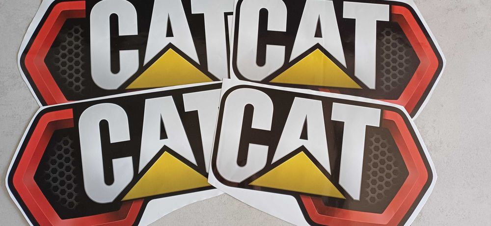 Naklejki na maszyny rolnicze budowlane samochody ciągniki przyczepy