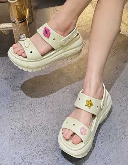 Оригинал! Crocs Classic Mega Crush Sandal Juice 35-39р