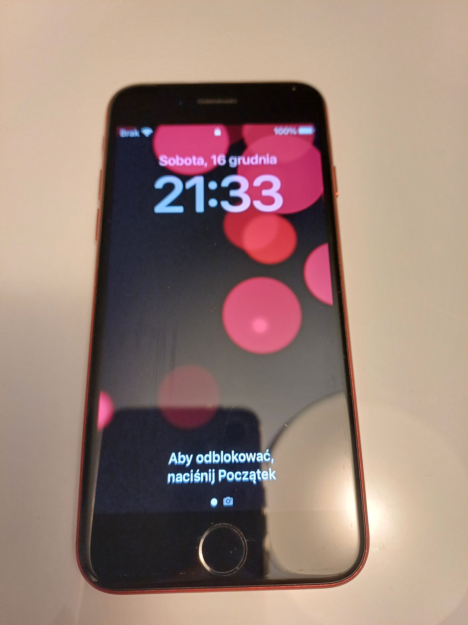 IPHONE SE 64 GB czerwony