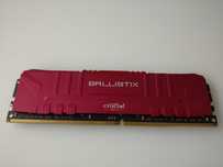 16Gb DDR4 Crucial Ballistix 2666Mhz Red