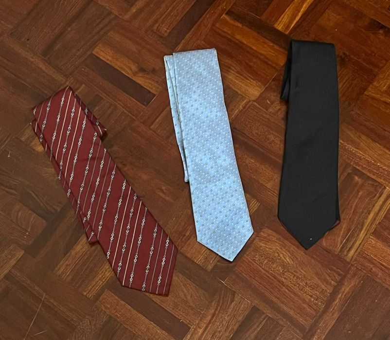 Lote 8 Gravatas Clássicas – Camisarias Tradicionais
