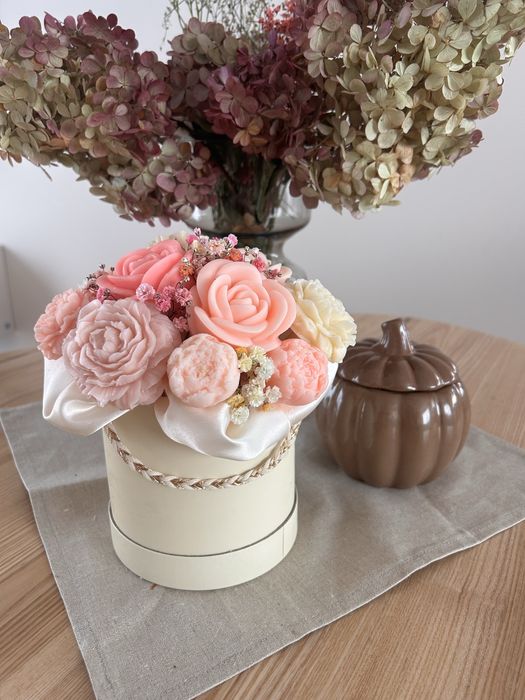 Bukiet Mydlany | Flower Box | Prezent
