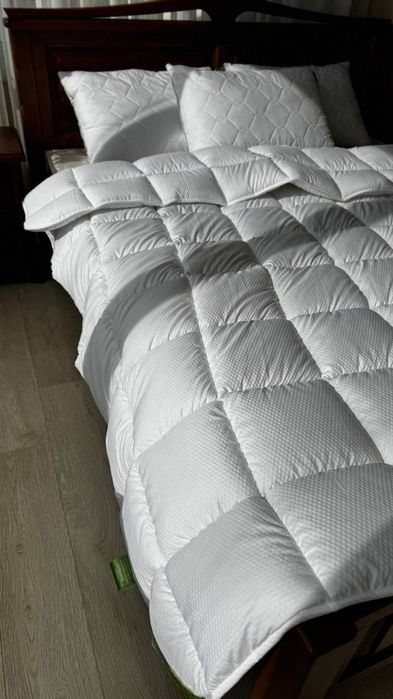 Одеяло на кровать бамбук всесезонное Ковдра