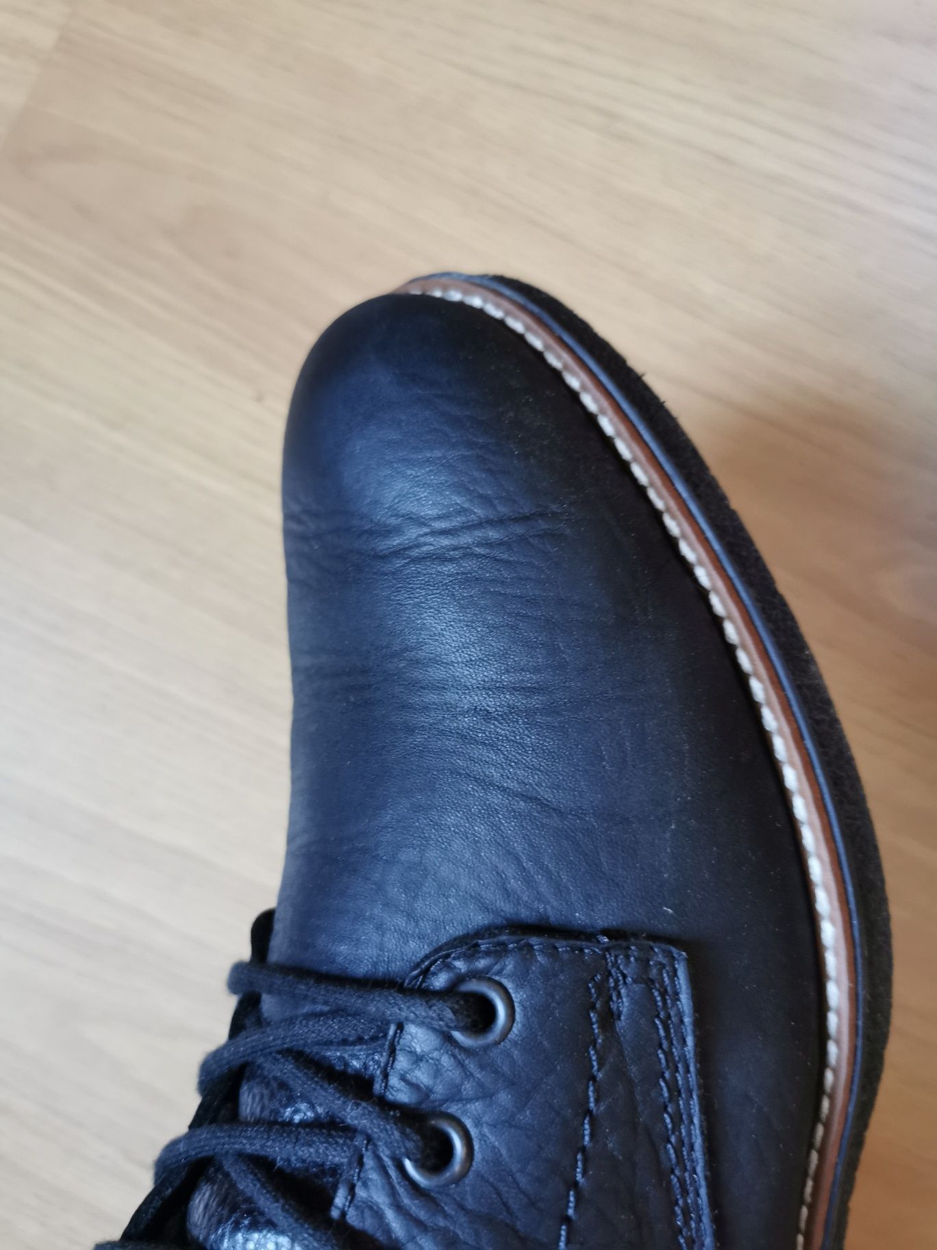 Rieker ботинки напівчеревики чоботи нубук 100% шкіра оригінал