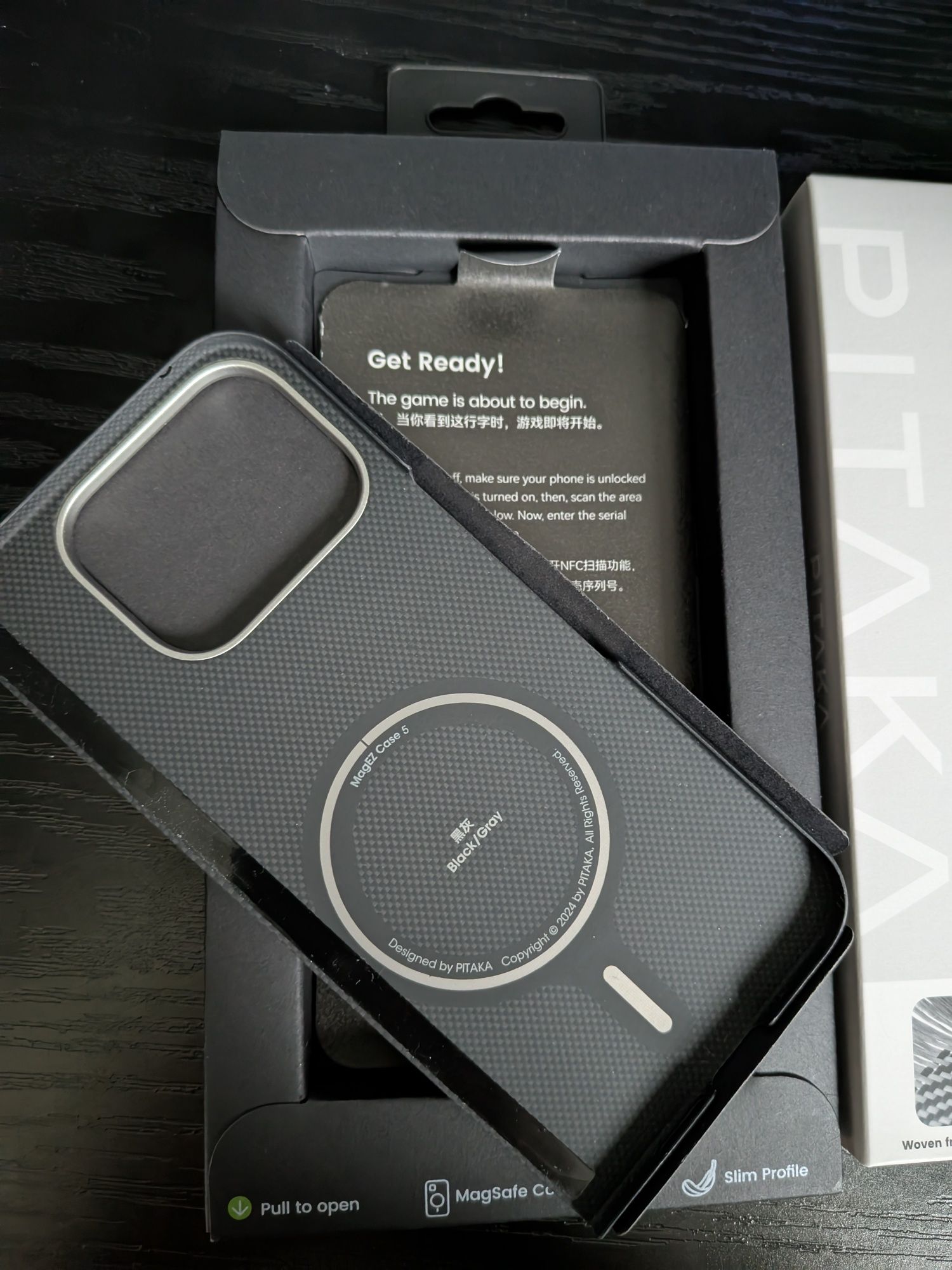 Pitaka MagEZ Case 5 – Google Pixel 9 Pro Fold (Black/Grey Twill)