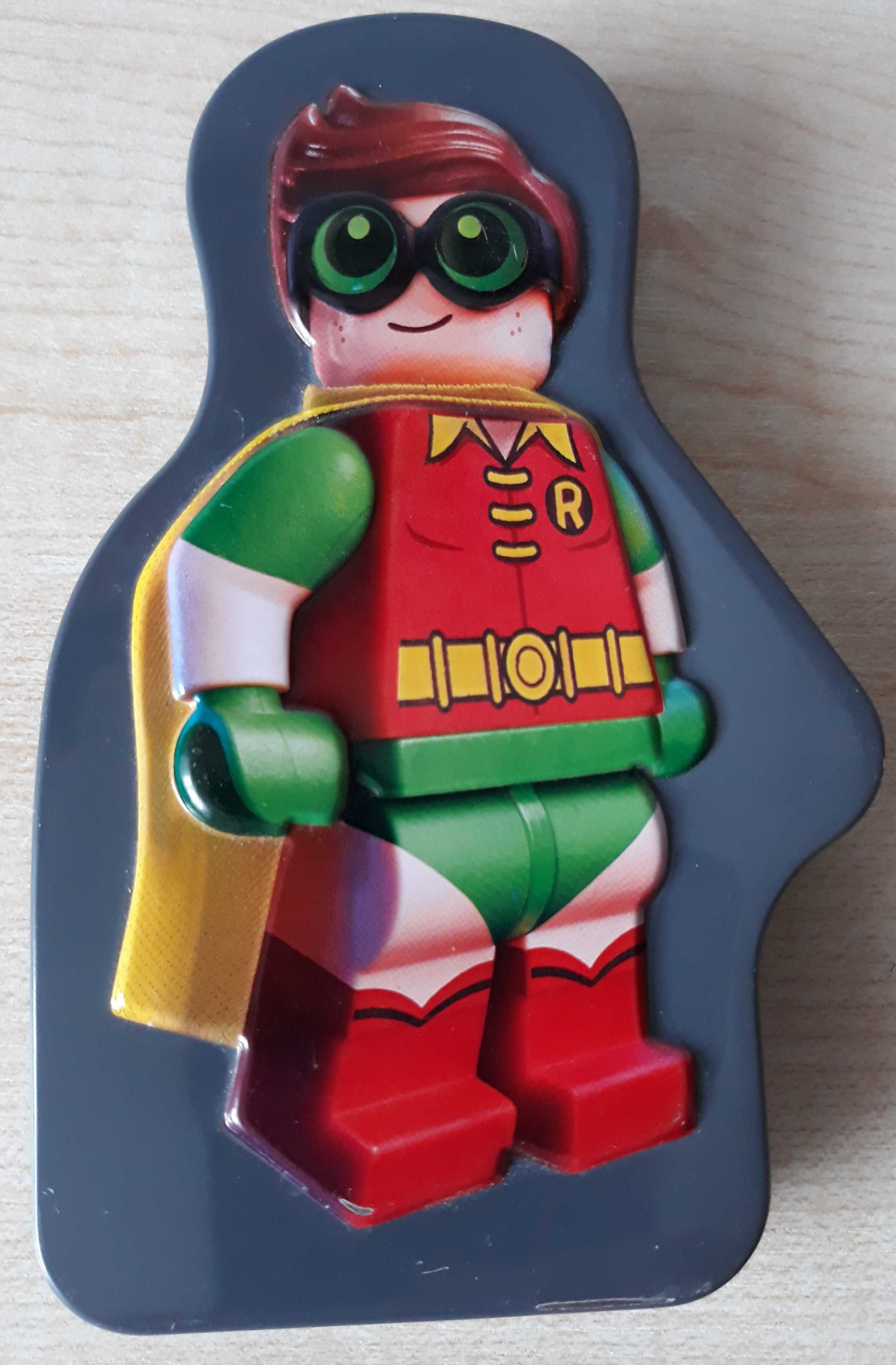 DC Comics Lego McD's Metalowe pudełko Batman Robin / Kobieta Kot 12cm