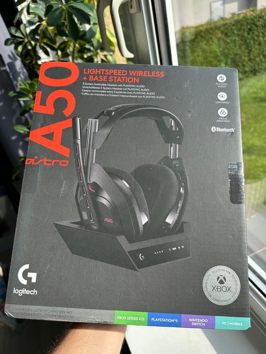 Słuchawki bezprzewodowe nauszne Logitech Astro A50 (Gen 5) czarne