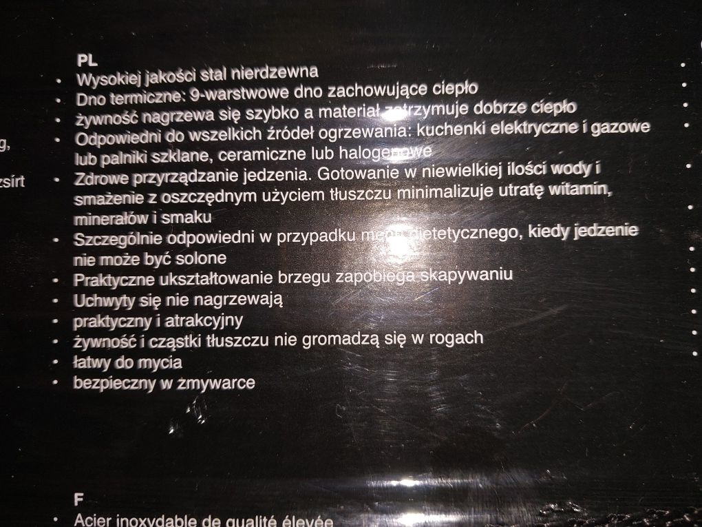 Nowy komplet Kavaggio: garnki, pokrywki, inne elementy na gaz,indukcję