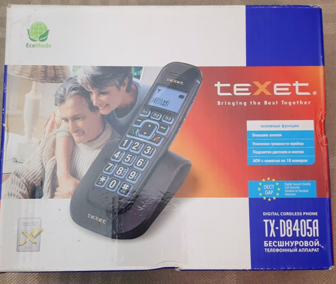 Радіотелефон TEXET  D8405A