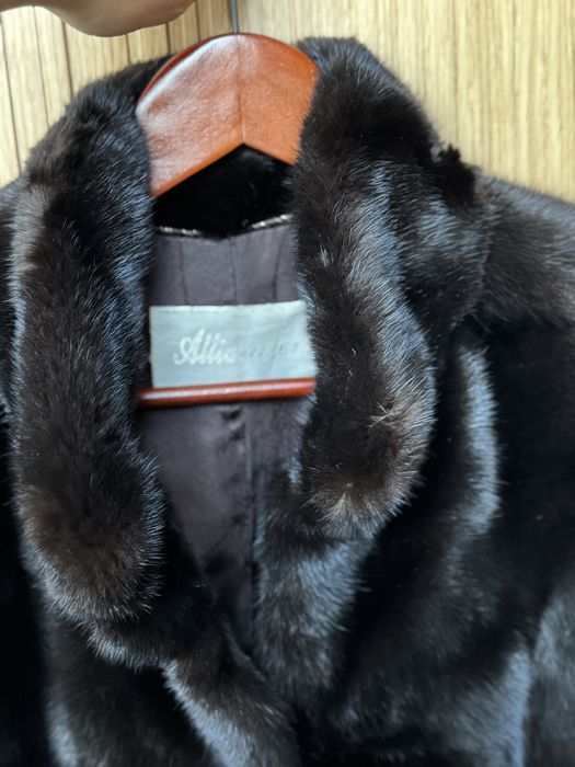 Шуба норка блек лама blackglama