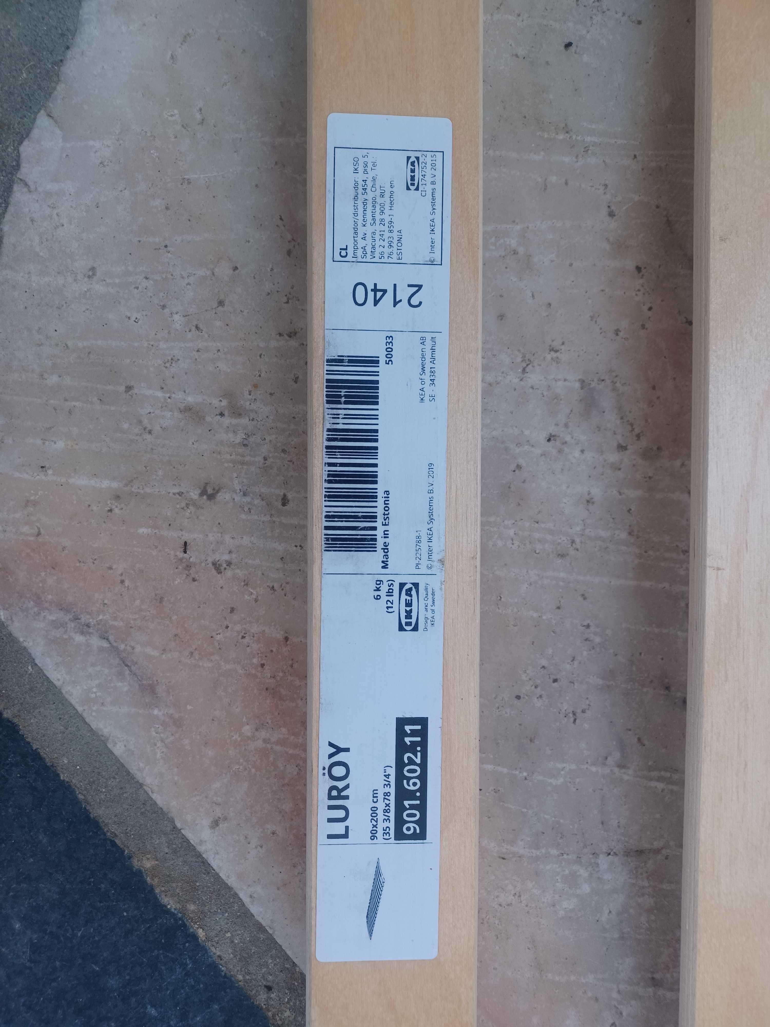 Estrado ripas Luroy IKEA (90cm x 200cm) (2unidades)