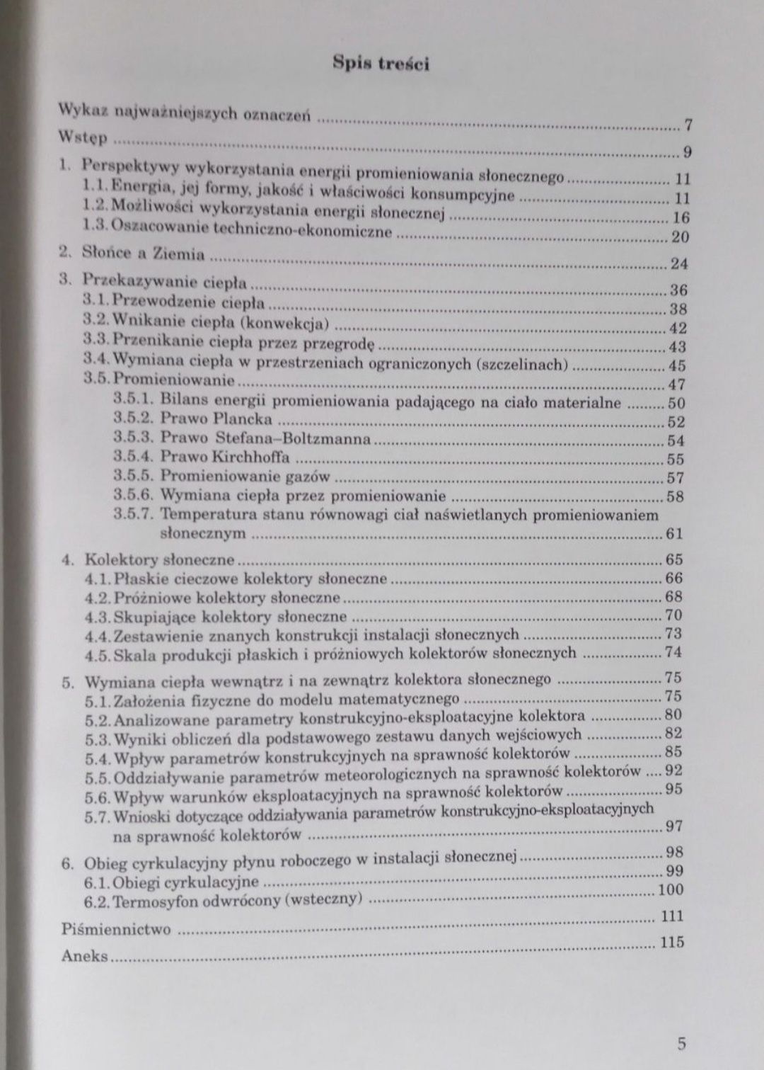 Wymiana ciepła w instalacjach słonecznych z płaskimi kolektorami
