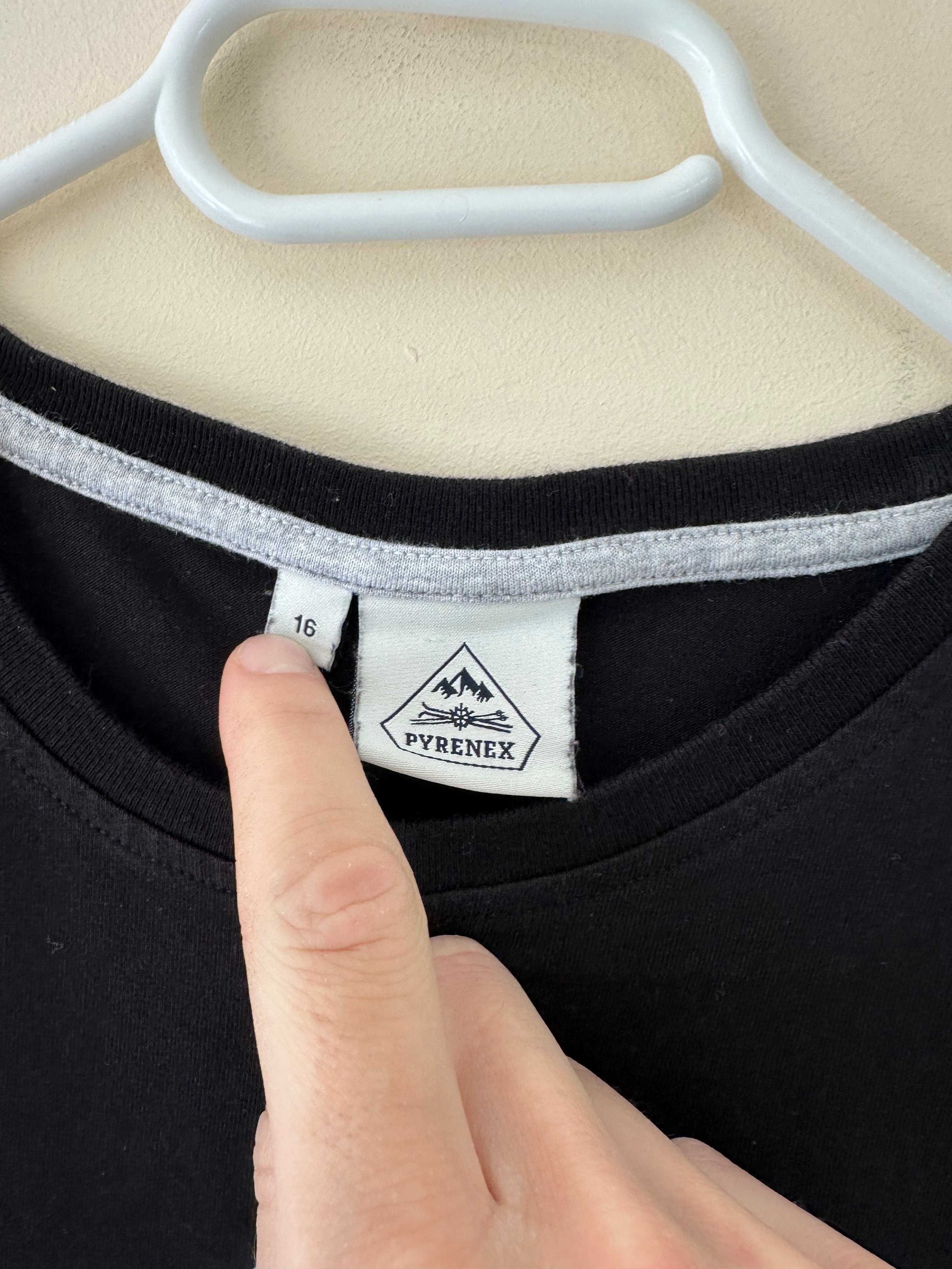 Koszulka Pyrenex męski t-shirt czarna r. S