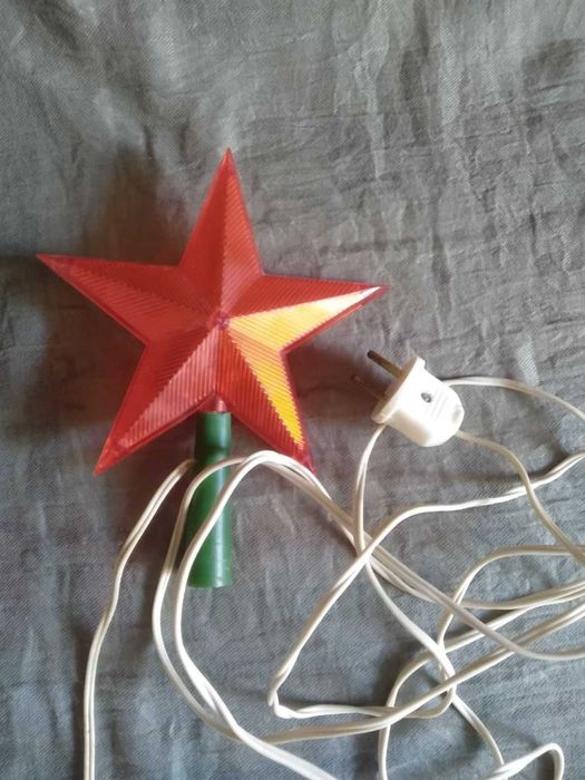 Електрогірлянда "Астероїд" Укркабель Київ Зірка Перемикач 1986 р СРСР