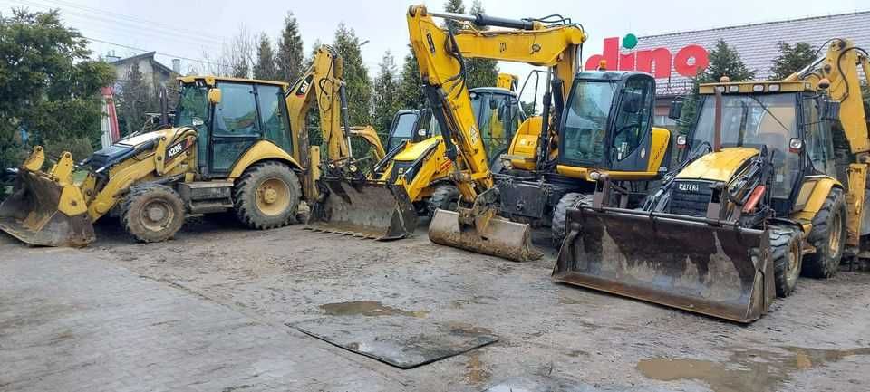 Usługi Minikoparka koparka młot wykopy niwelacja wyburzenia kanalizacj