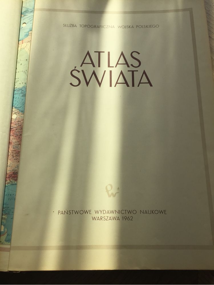 Atlas Świata 1962 r.