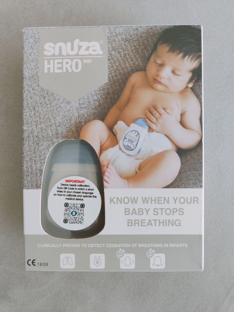 Snuza heroMD monitor de respiração do bebé