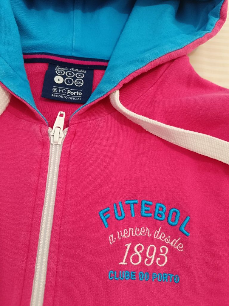 Casaco com capuz produto oficial do FC Porto, tamanho S