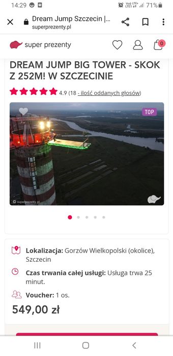 Skok na bungee szczecin