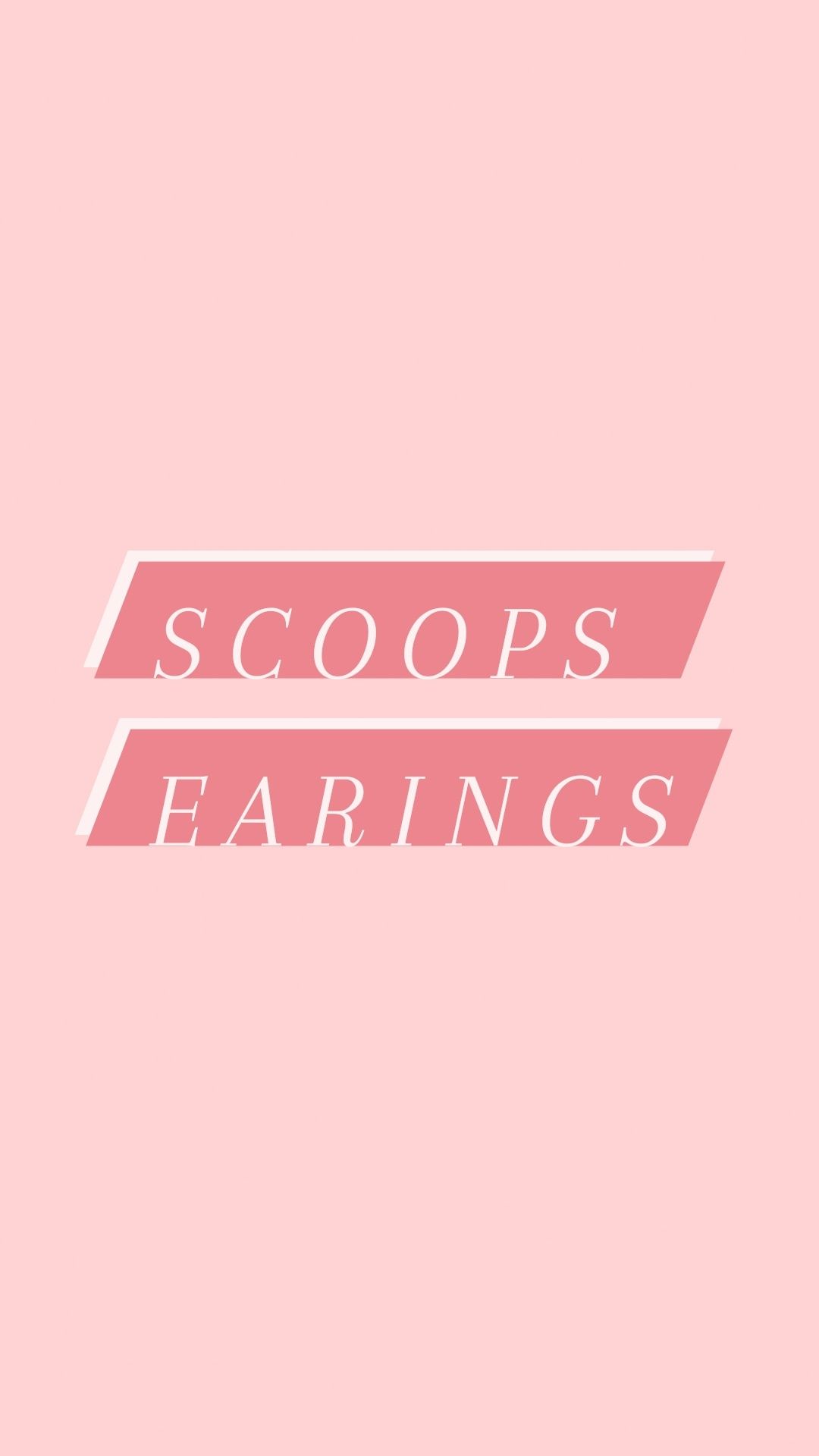Scoops earings .