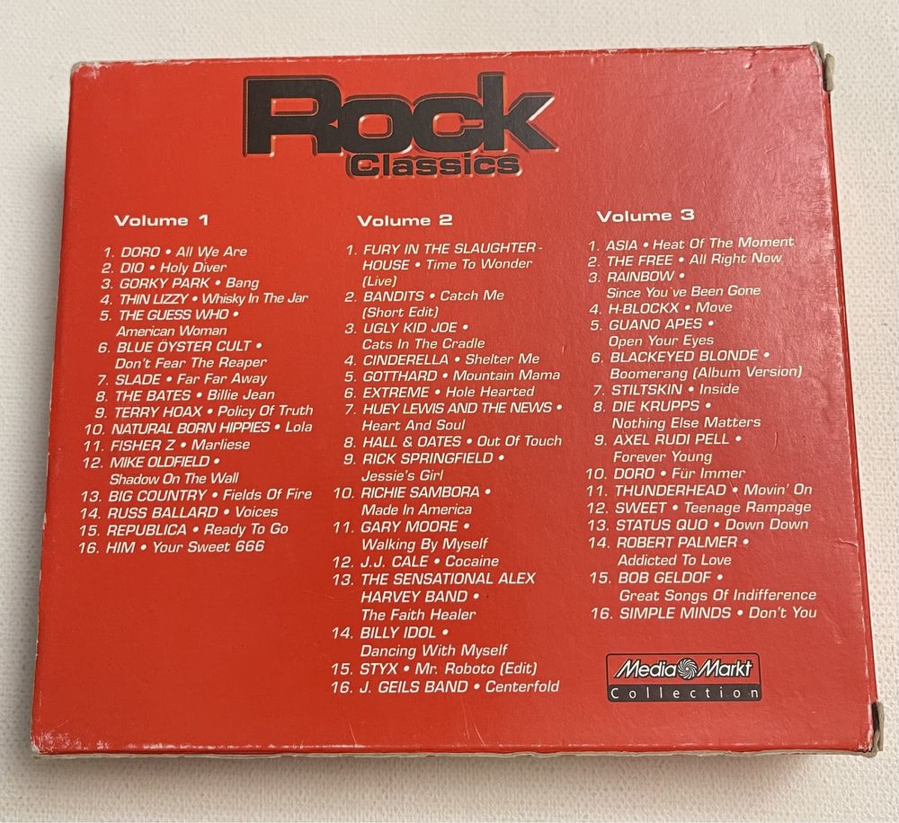 Rock classics 3 CD box Media Markt collection