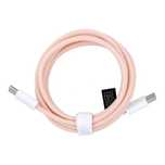 Kabel Typ C do Typ C PD QC3.0 3A 60W C263 1,5 m różowy
