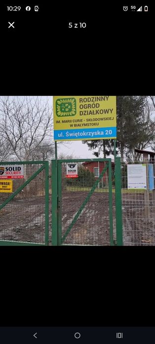 Sprzedam działkę rod zapraszam