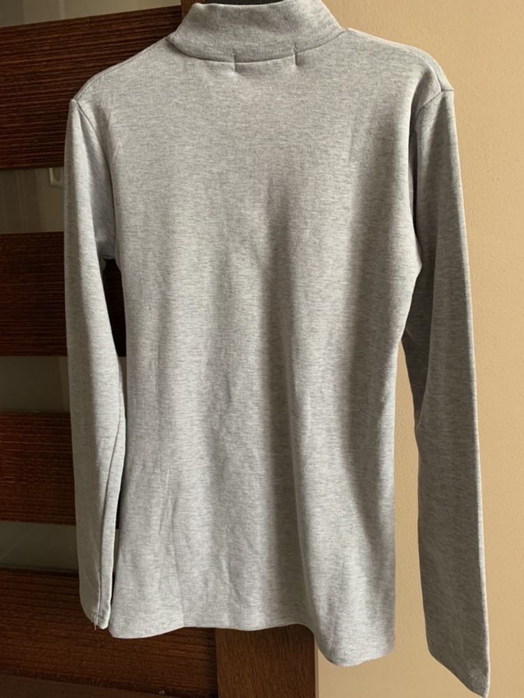 H&M szary półgolf top bawełniany stan bdb r. 158/164 13,14 lat