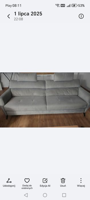 Kanapa  3 osobowa+fotel