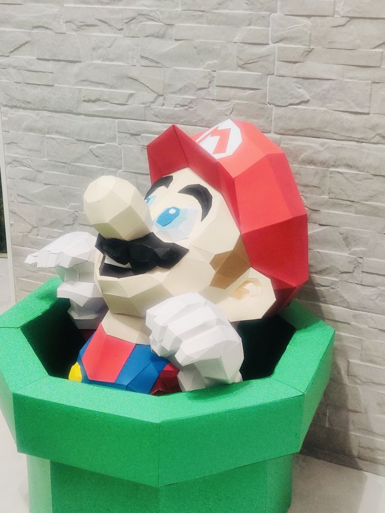 Papercraft Modelo 159 - Super Mário