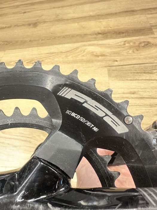 Korba FSA SL-K Light 52/36z 175mm Carbon BB386EVO  + Pedały Shimano