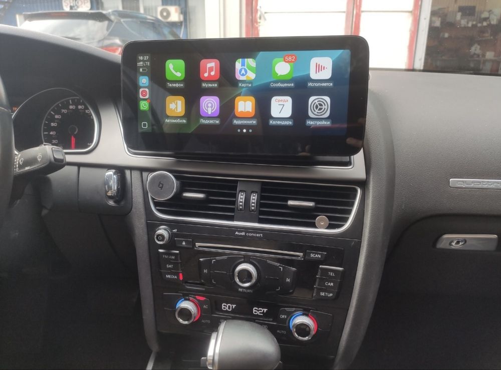 Штатна android магнітола Audi A4 b8 carplay навігація