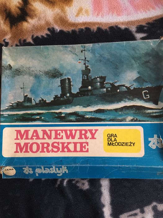 Manewry morskie gra prl z lat 80 komplet