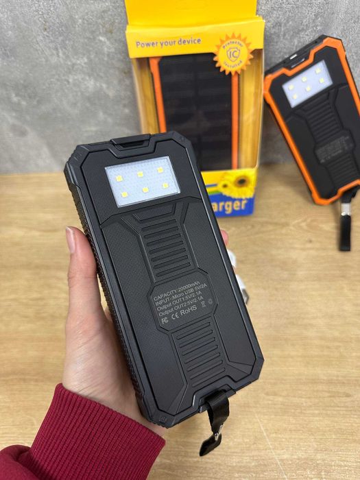 Повербанк на сонячній батареї! POWER BANK на 20.000. Павербанк!