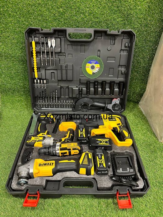 Комплексний набір 4в1 dewalt ушм гайк перф швруп