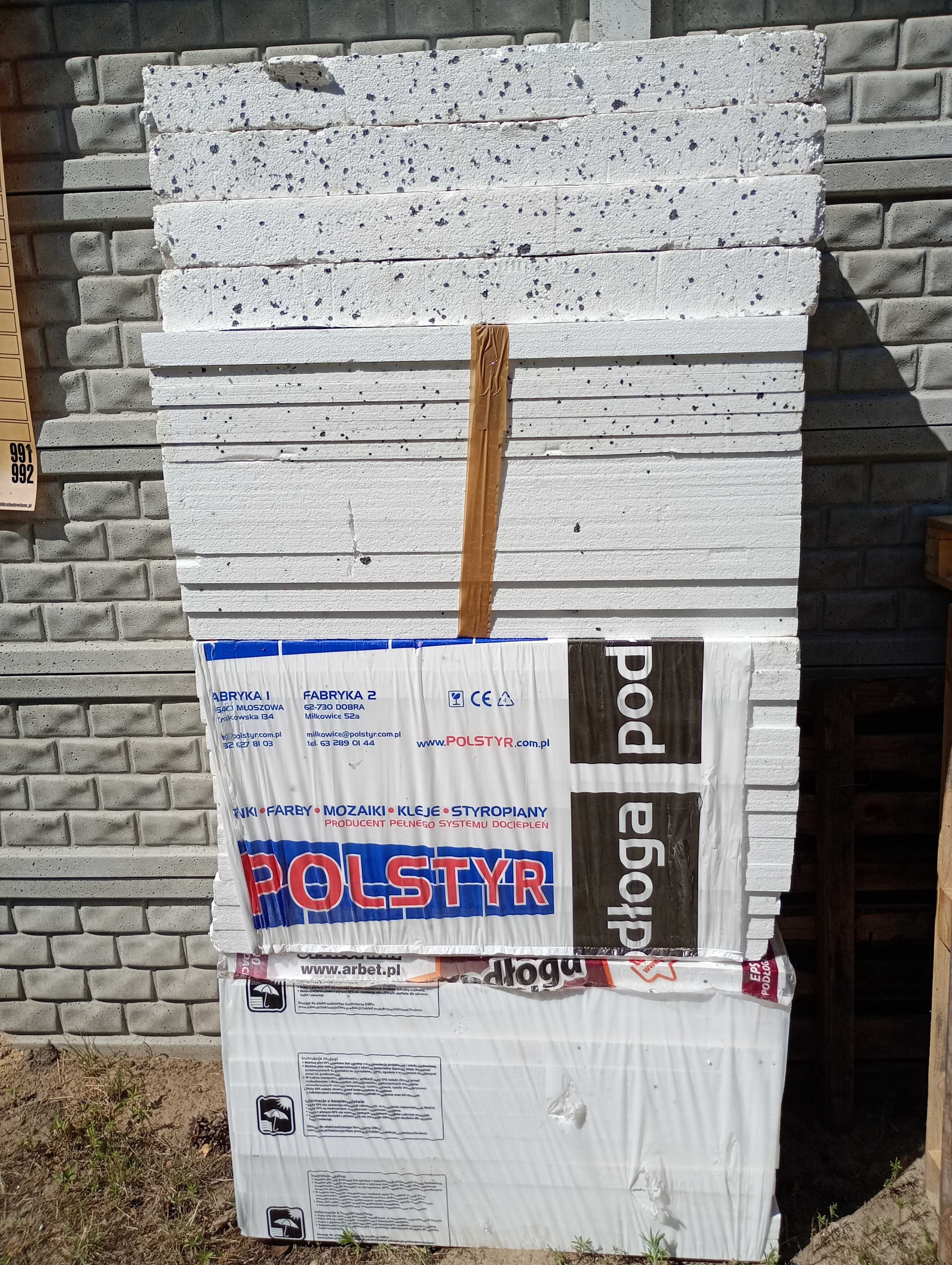 POLSTYR stropian EPS 100-036 dach/podłoga 5CM i inne wymiary