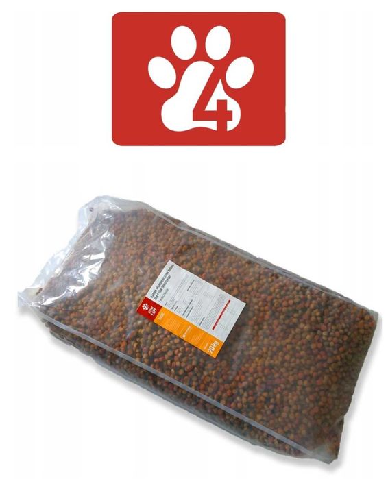 Karma sucha 4 łapy kurczak worek 20 kg