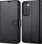 OCASE Etui skórzane z klapką do Samsung Galaxy S23 Portfel RFID stojak