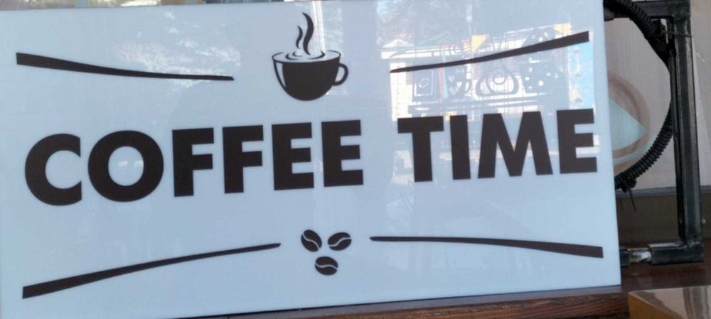 Вивіска, двосторонній світловий лайтбокс 60*30*20