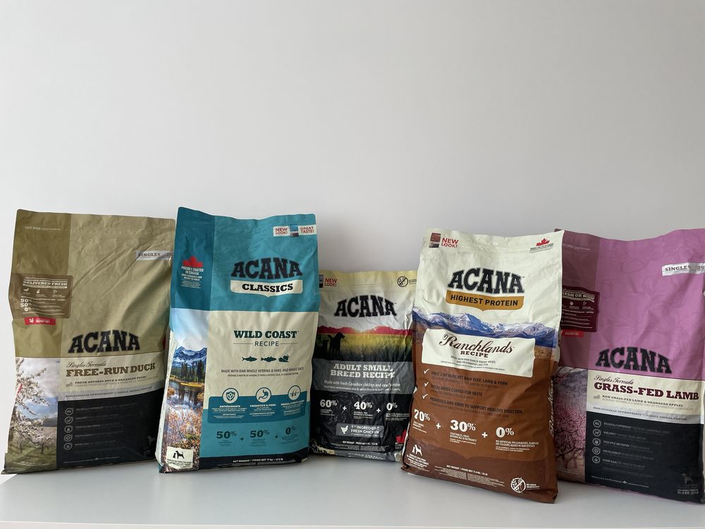 Корм для собак Acana (Акана) 2 кг 6 кг 11.4 кг 17 кг