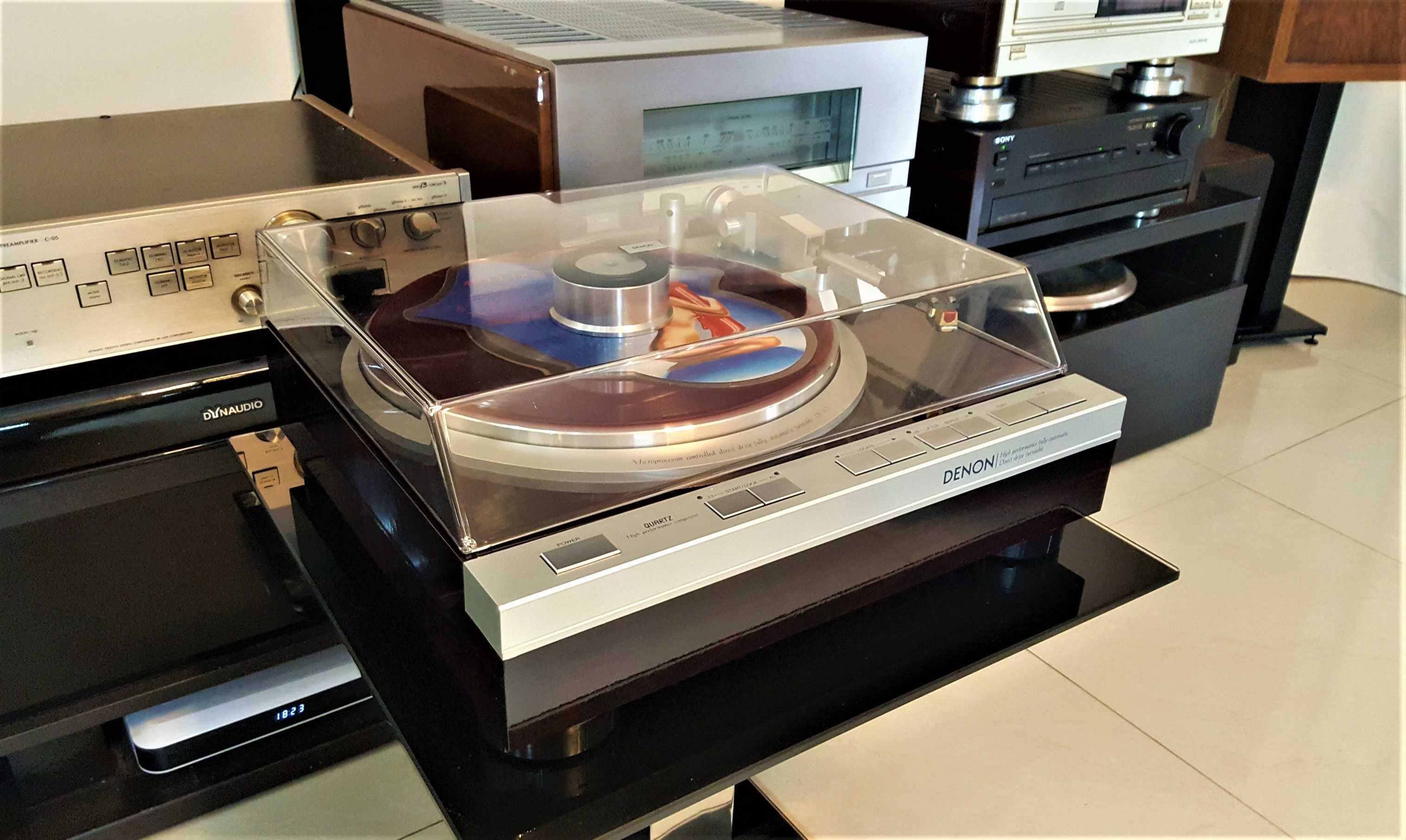 Gramofon Denon DP 47 F - 59L stan oryginalny jak nowy system z AT20SLe