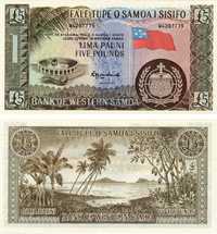 Західне Самоа (Самоа та Сисифо) 5 фунтів 1963 (2020г) UNC No191