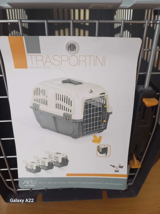 Transporter Skudo 3 z metalową kratką do 24kg